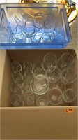 2 BOXES OF ASST GLASSWARE