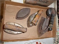 4 vintage irons