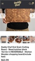 Daddy Chef End Grain Cutting Board