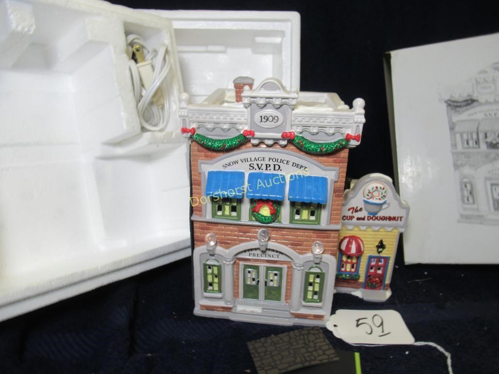 DEPT 56 SNOW VILLAGE - VILLAGE POLICE STATION -