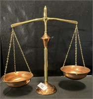 Copper/Brass Justice Scale.