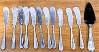 Sterling Silver Butter Knives & Small Server