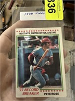 1978 TOPPS PETE ROSE BASEBALL CARD