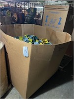 Pallet of plastic bins