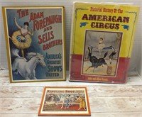 CIRCUS HARDCOVER AND ADVERTISING