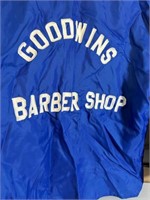 Vintage Goodwin’s Barber Shop jacket.