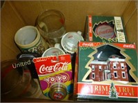 3 Boxes Coke & other collectibles