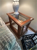 Glass Display / Lamp Table
