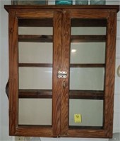 4 Tier Shelf with Glass Doors