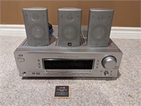 JVC Stereo Receiver With Satellite Speakers