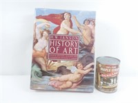 Livre sur l'histoire de l'art de H W Janson