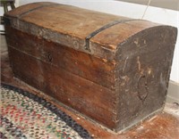 Pine immigrants chest, early 19th Century,