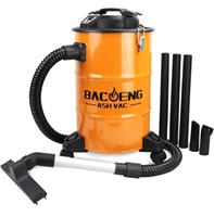 BACOENG 5.3-Gallon Ash Vacuum with Double Stage