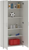*36" Utility Storage Cabinet in  Dk. Grey & White