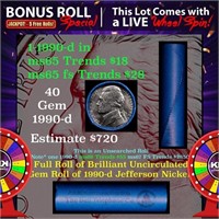 1-5 FREE BU Nickel rolls with win of this 1990-d S