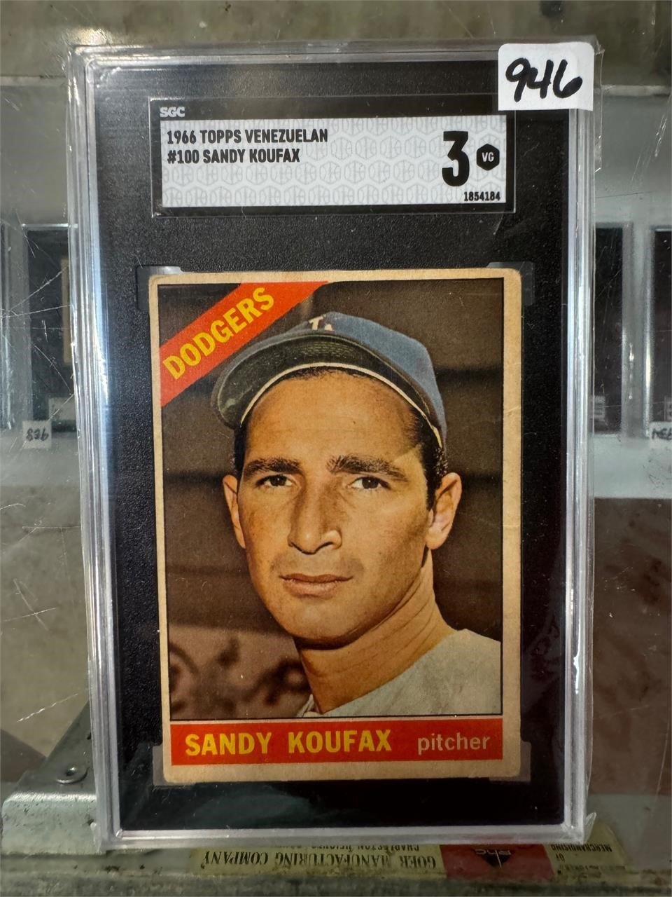 1966 Topps Venezuelan- Sandy Koufax