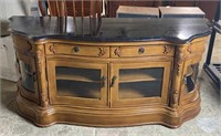 Console Cabinet with Marble Top