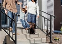 Versatile 2-3 Step Stair Railings for Outdoor Stet