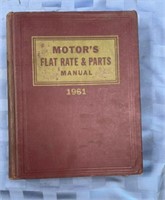 1961 Motors flat rate and parts manual