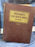 1966 Motors flat rate and parts manual