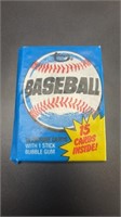 1980 Topps Baseball Wax Pack SEALED