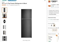 FM4043 10.1 cu. ft. Top Freezer Refrigerator