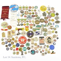 Various Ribbons, Pins & Items (130+)