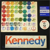 1972 Ted Kennedy Presidential Campaign Pins (57)