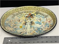 VINTAGE ANHEUSER-BUSCH OVAL TRAY