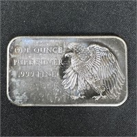 1 oz Fine Silver Bar - Eagle