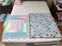 Handmade Baby Quilts (2) #102 Floral Patchwork