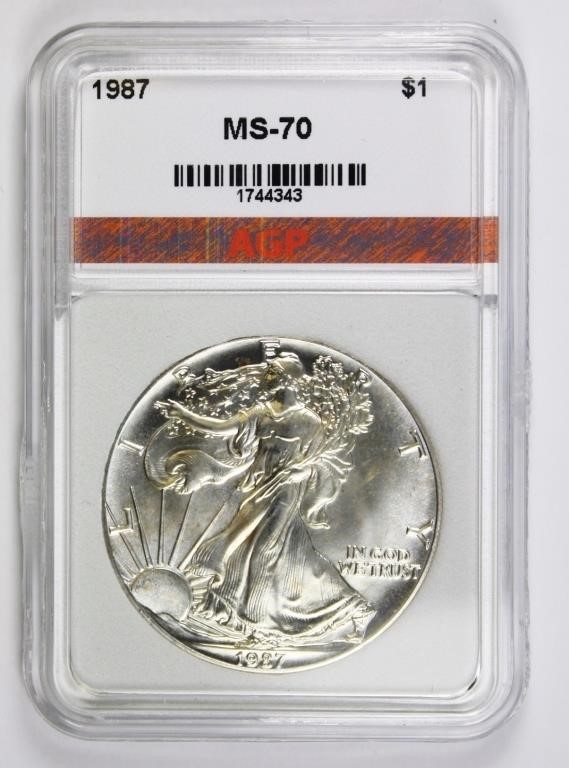 1987 AMERICAN SILVER EAGLE