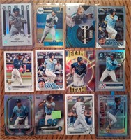 Wander Franco Rookie Card Lot (x12)