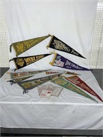 11 PENNANTS  AND PUNCH CARDS