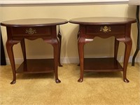 2 End Tables Sold as One Lot