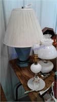 3 assorted lamps