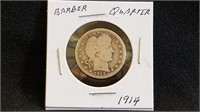 1914 Barber Quarter