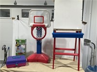 Children’s Toys, Easel, BB hoop, Swing Seat,