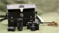 Vintage Vivitar Camera & Lens