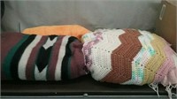 Box-4 Blankets, 1 Crochet Afghan