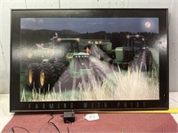 JD Farming With Pride Lighted Print