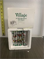 Dept. 56 Village 45 LED light strand w adapter