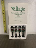 Dept. 56 Village Turn of the Century Lampposts