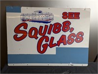 Double Sided Sign- See SQUIBB GLASS