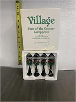 Dept. 56 Village Turn of the Century Lampposts