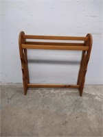 Vintage Wood Quilt Rack