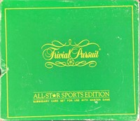 Trivial Pursuit All-Star Sports Edition Addon 1981