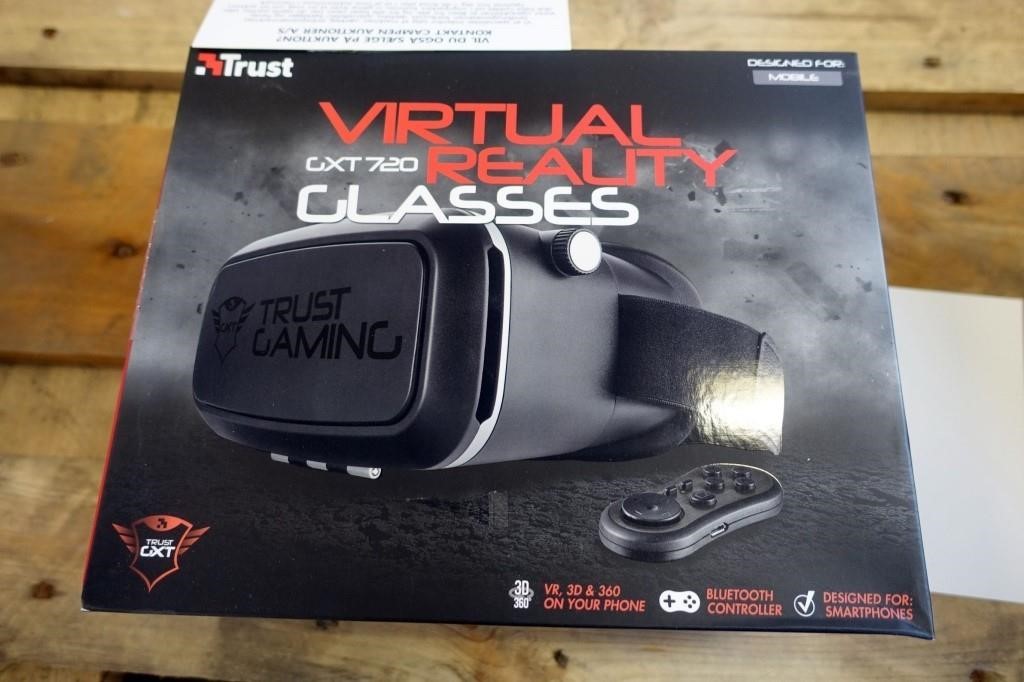 hagl halstørklæde nikotin Virtual Reality brille, Trust GXT 720. | Campen Auktioner A/S