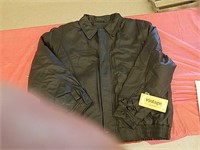 New Mens Vintage leather bomber jacket, 4XL,
