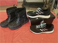 Men's Lugz boots, some damage on souls & womens